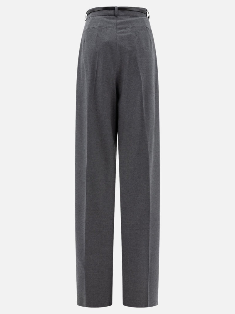 Vietti Max Mara Sportmax Pantaloni oversize in lana stretch Enormi sconti