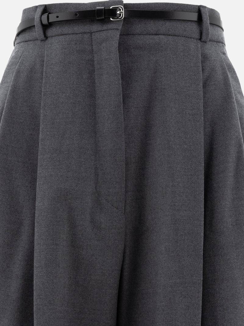 Vietti Max Mara Sportmax Pantaloni oversize in lana stretch Enormi sconti