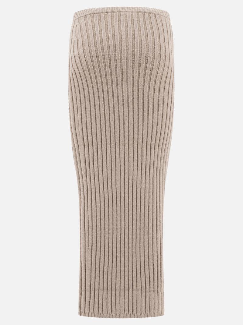 Vietti Max Mara Gonna in maglia di lana e cashmere Esporta salva