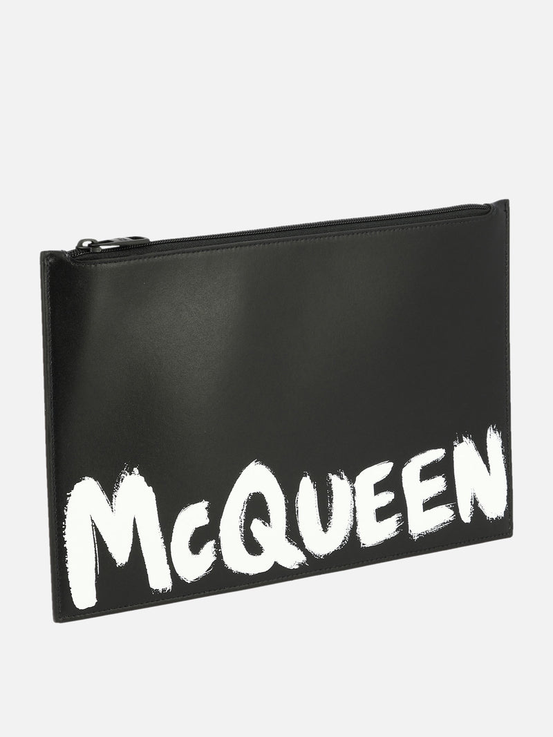 Vietti Alexander McQueen Clutch "McQueen Graffiti" Vendita Economica