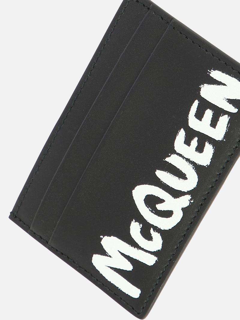 Vietti Alexander McQueen Portacarte "McQueen Graffiti" Offerta Giorno del Papà
