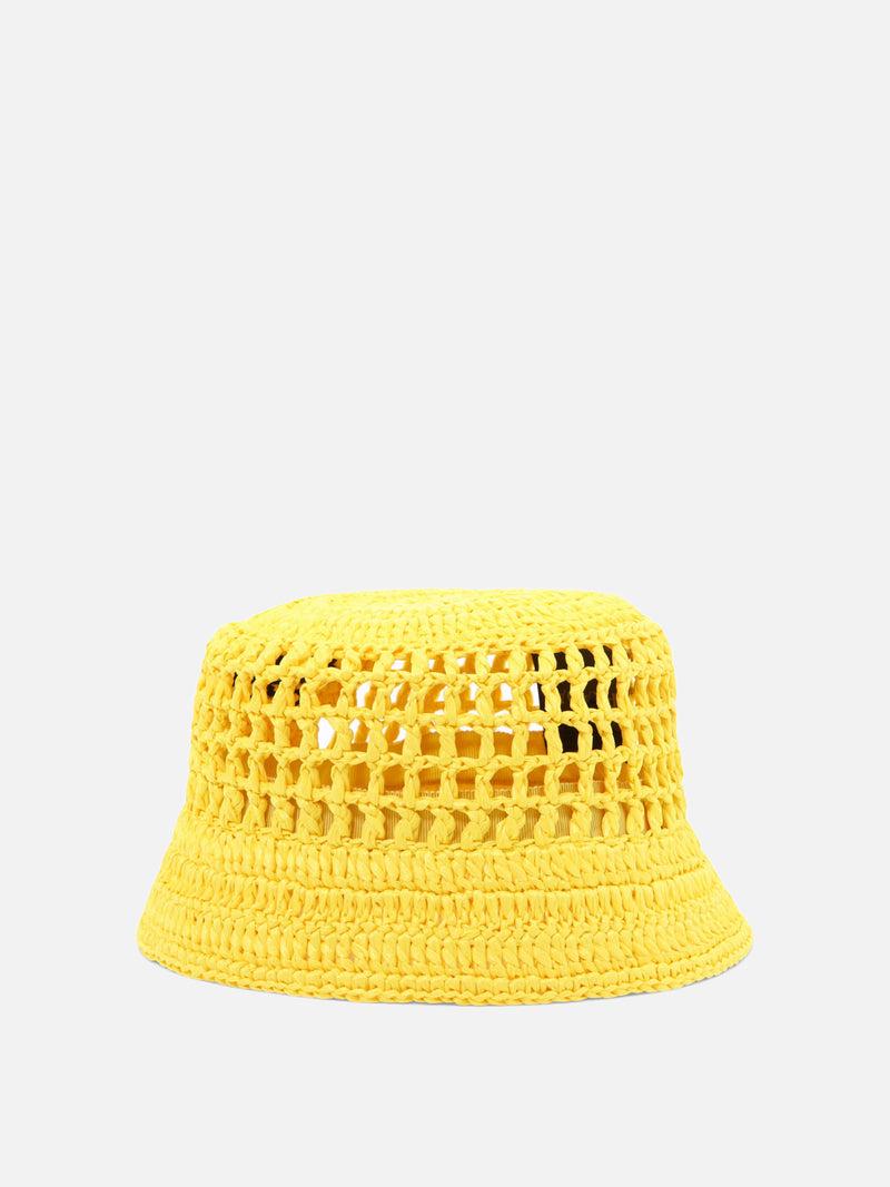 Vietti Prada Cappello da pescatore in rafia Latest fashion