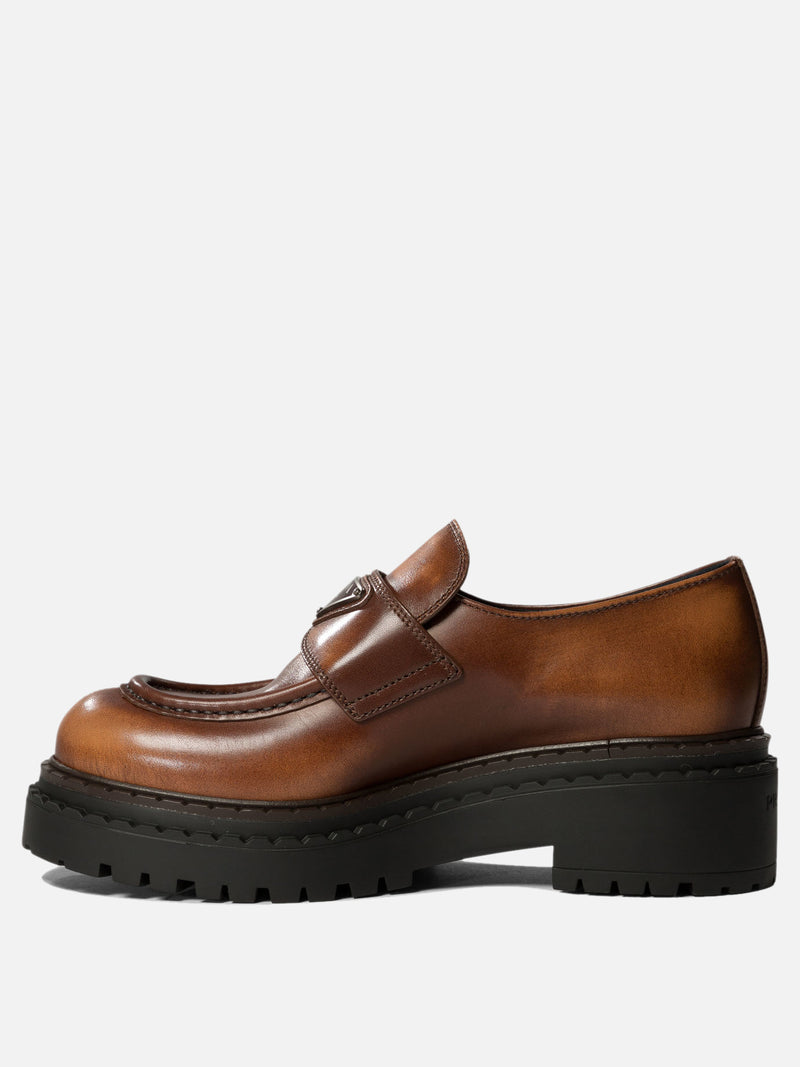 Vietti Prada Mocassini "Double Chocolate" Grandi sconti