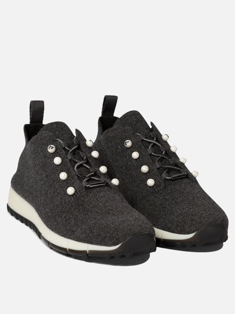 Vietti Jimmy Choo Sneaker in cashmere "Veles" Liquidazione
