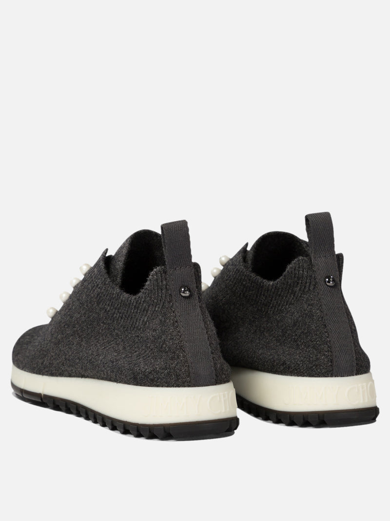 Vietti Jimmy Choo Sneaker in cashmere "Veles" Liquidazione