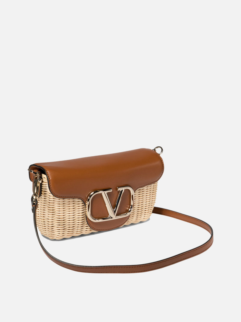 Vietti Valentino Garavani Borsa a tracolla "Locò" in midollino Qualità