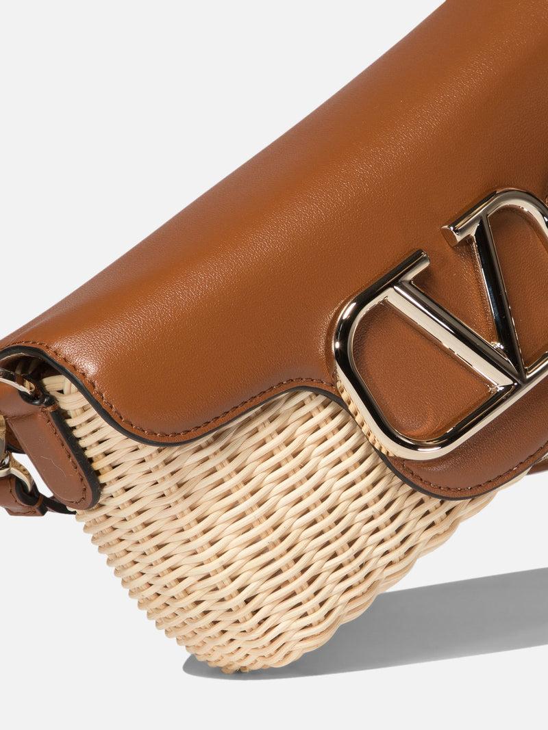 Vietti Valentino Garavani Borsa a tracolla "Locò" in midollino Qualità