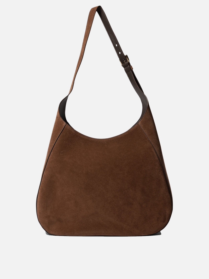 Vietti Prada Borsa hobo in pelle scamosciata Promozione