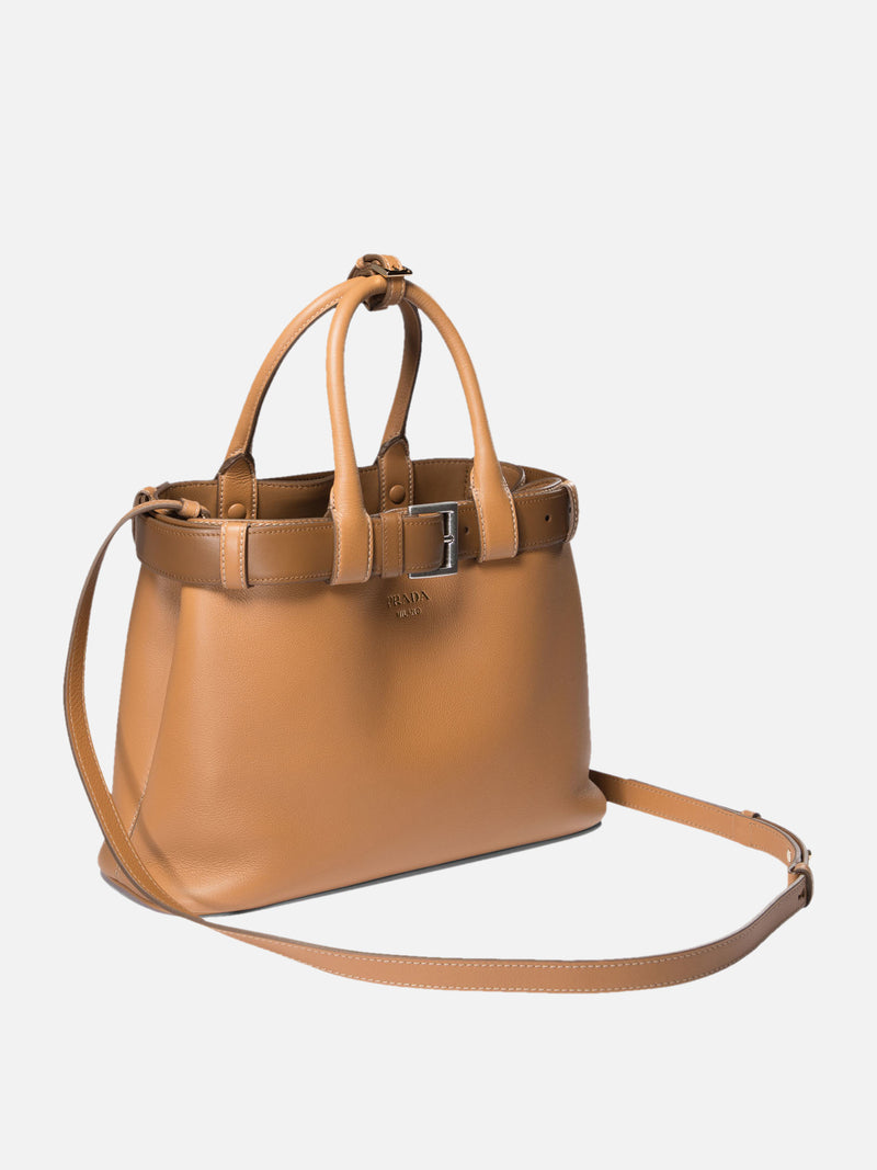 Vietti Prada Borsa a spalla Prada Buckle medium con cintura Spedizione Gratuita