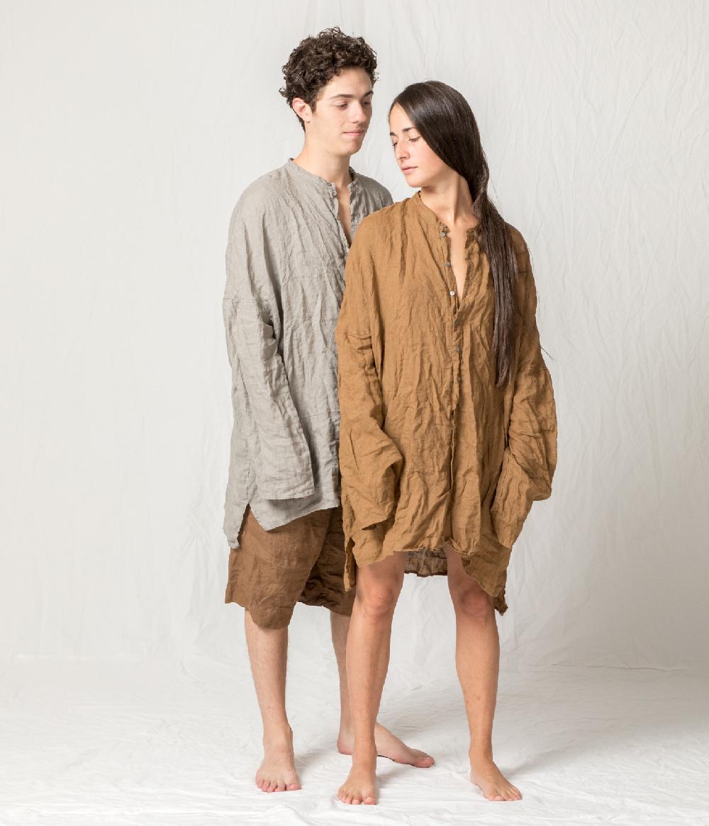 Album Di Famiglia art. 22SU1241 LIGHT LINEN LOOSE COREANA Spedizione Gratuita