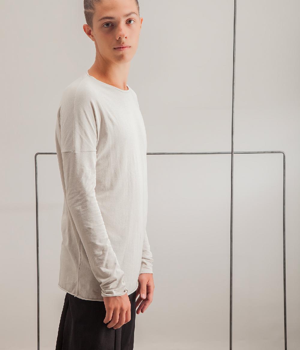 Album Di Famiglia art. 16S#U1808 LONG T-SHIRT CO/SETA Qualità Garantita
