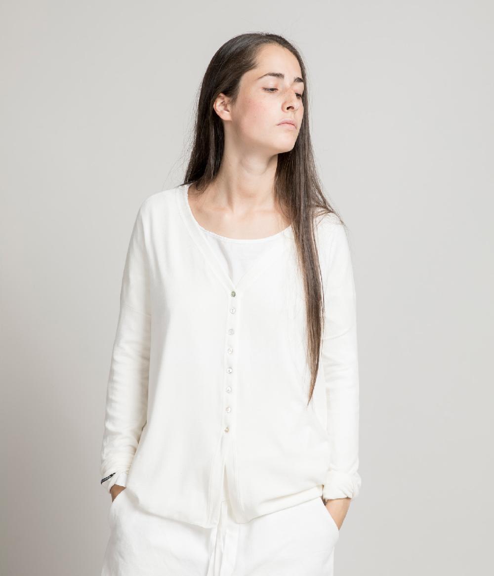 Album Di Famiglia art. 21WUP#41_151 CARDIGAN SOFT INTERLOCK In Saldo