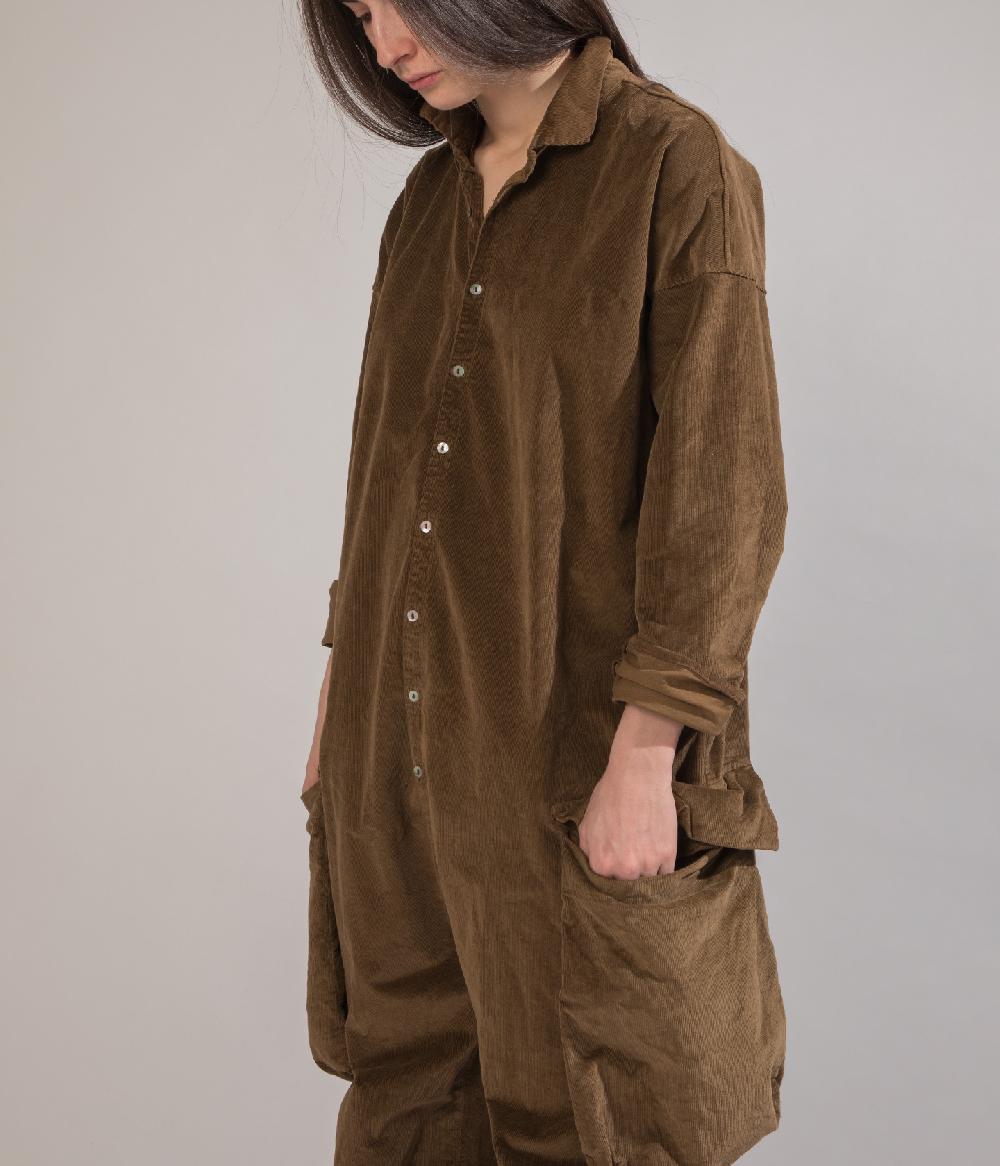 Album Di Famiglia art. 20W6084 CORDUROY CARGO JUMPSUIT In Linea