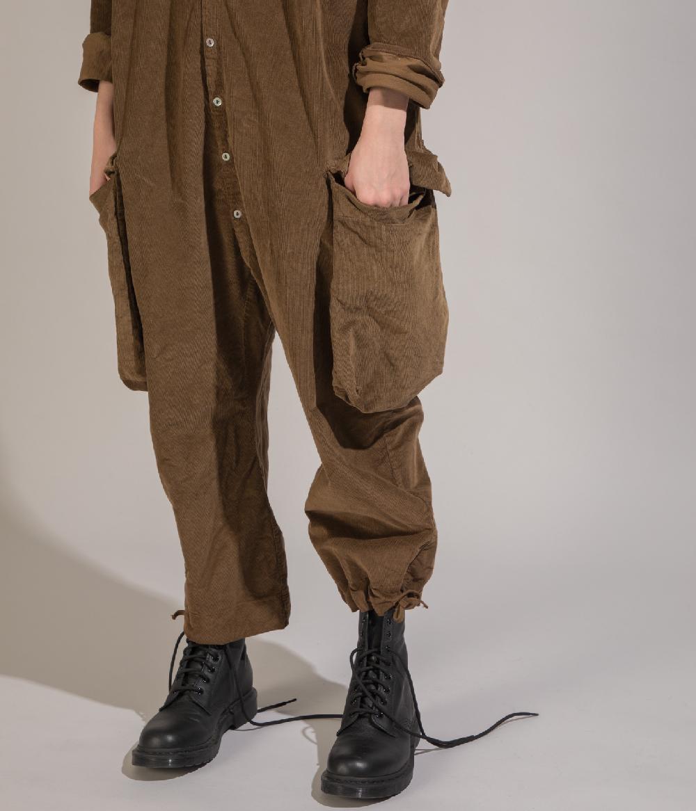 Album Di Famiglia art. 20W6084 CORDUROY CARGO JUMPSUIT In Linea