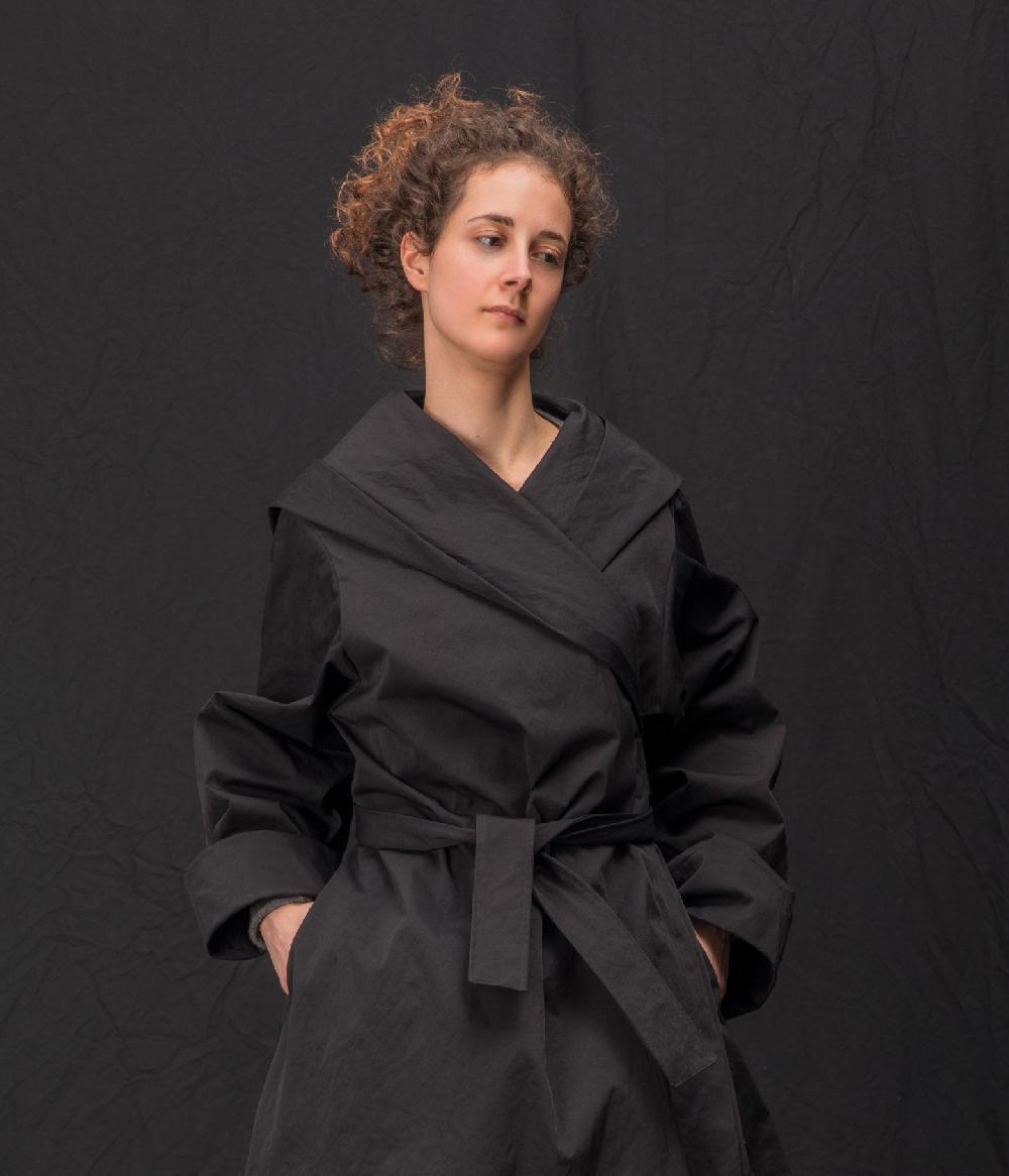Album Di Famiglia art. 19W#4340 HOODED WINTER COAT JC (S – L) In Saldo