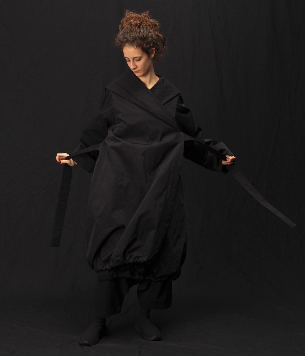 Album Di Famiglia art. 19W#4340 HOODED WINTER COAT JC (S – L) In Saldo