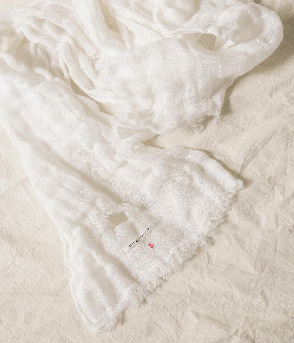 Album Di Famiglia art. 21SUP#9470 LINEN SCARF (T.U.) Promozione Limitata