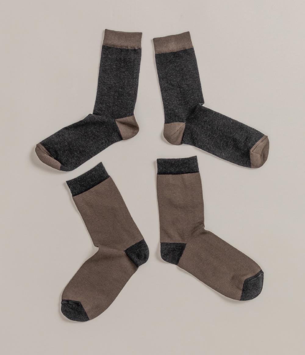 Album Di Famiglia art. 21W9043 SOCKS BICOLOR 2 pieces 2025
