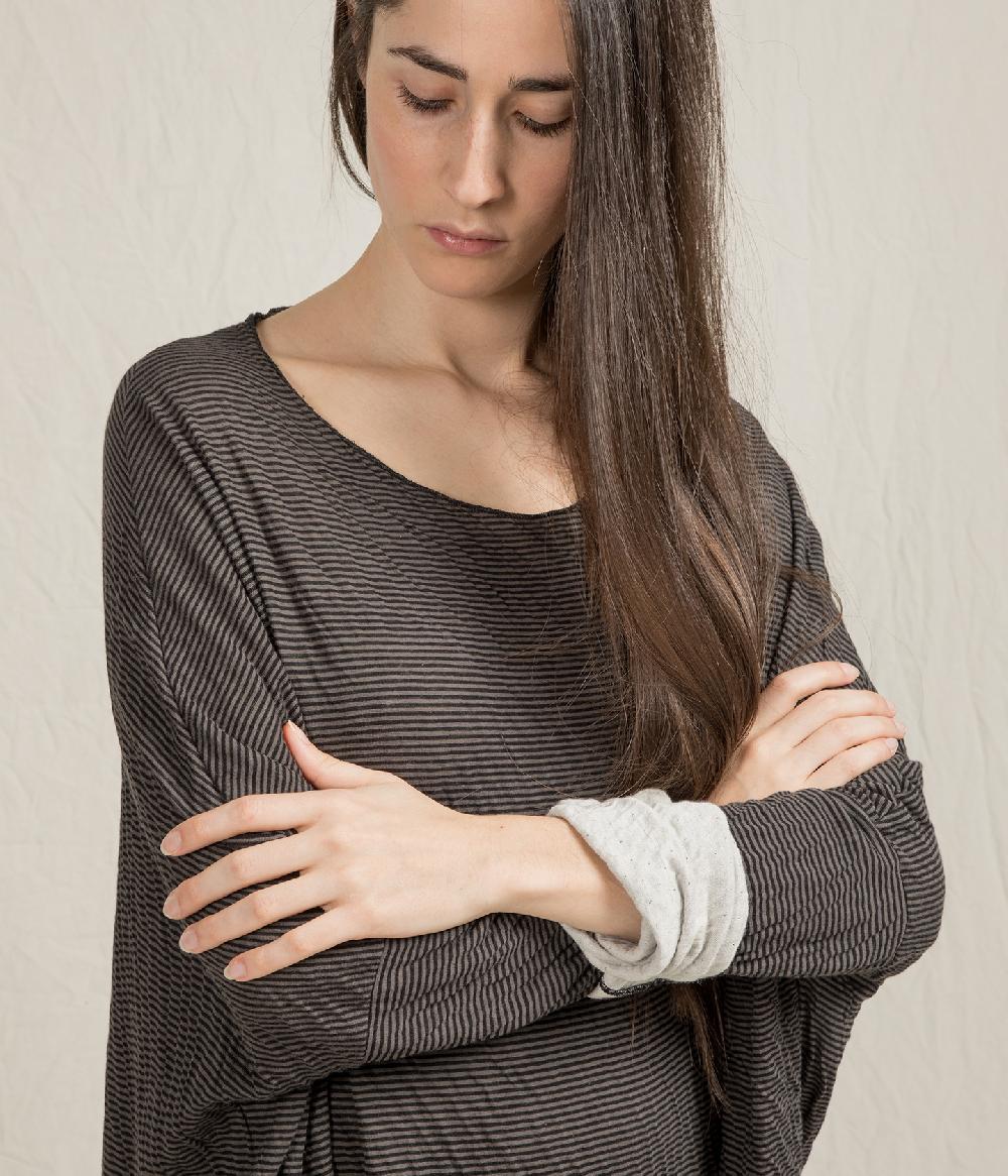 Album Di Famiglia art. 21SUP#31_129 STRIPED T-DRESS T (S-L) Shopping Online