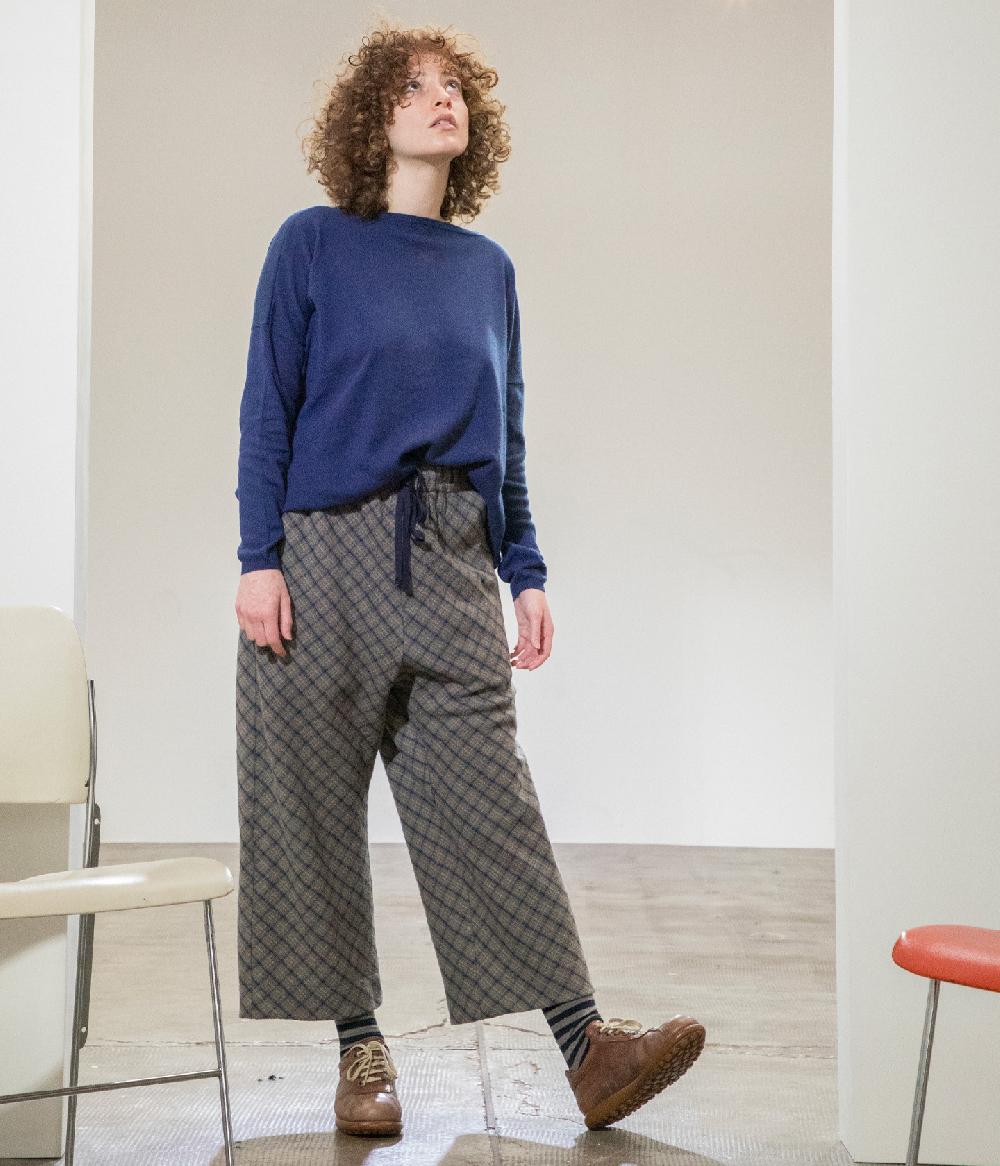 Album Di Famiglia art. 22W#23_241 W&S TROUSERS TARTAN WOOL Convenienza
